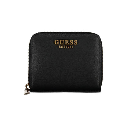 Guess Jeans – Schwarze Polyethylen-Geldbörse