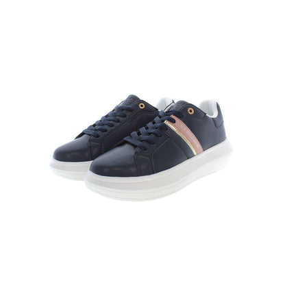 US POLO ASSN. Blauer Polyester-Sneaker