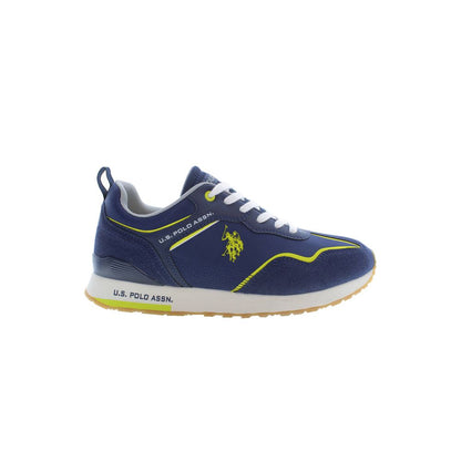 US POLO ASSN. Blauer Polyester-Sneaker