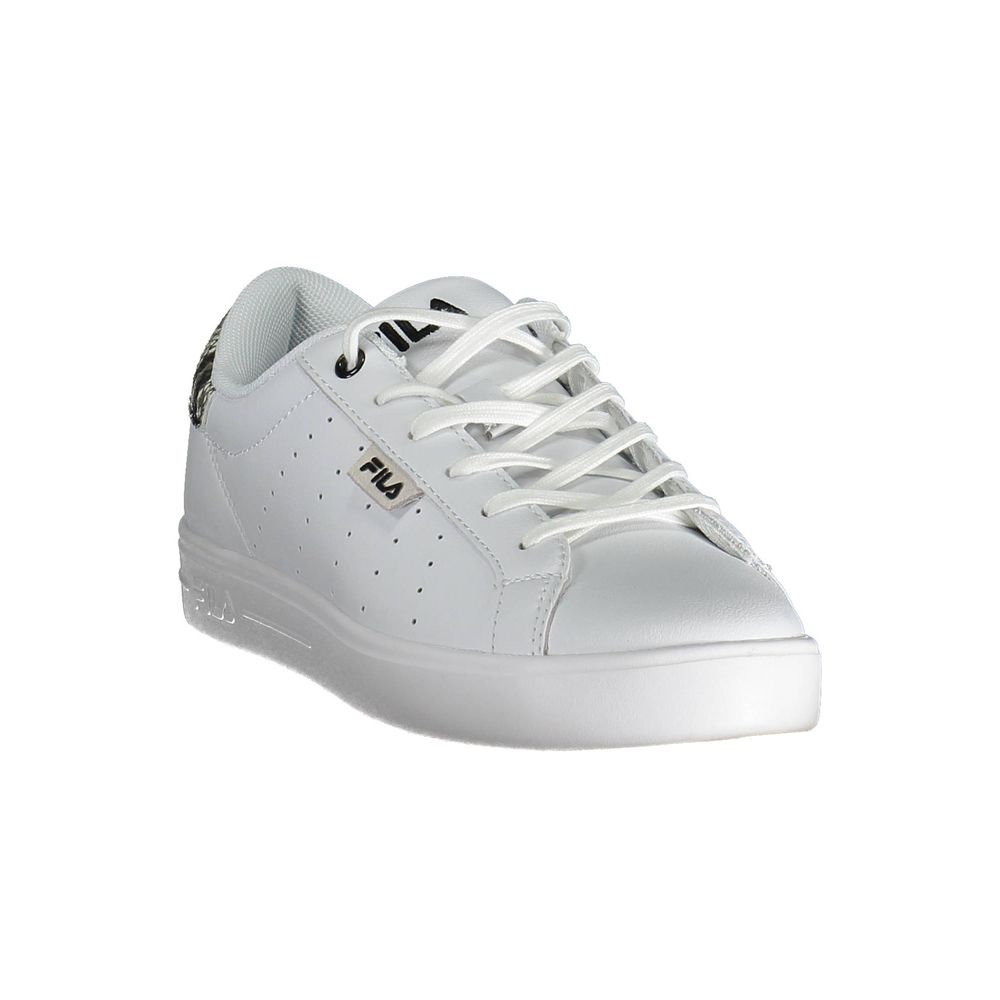 Fila White Polyester Sneaker