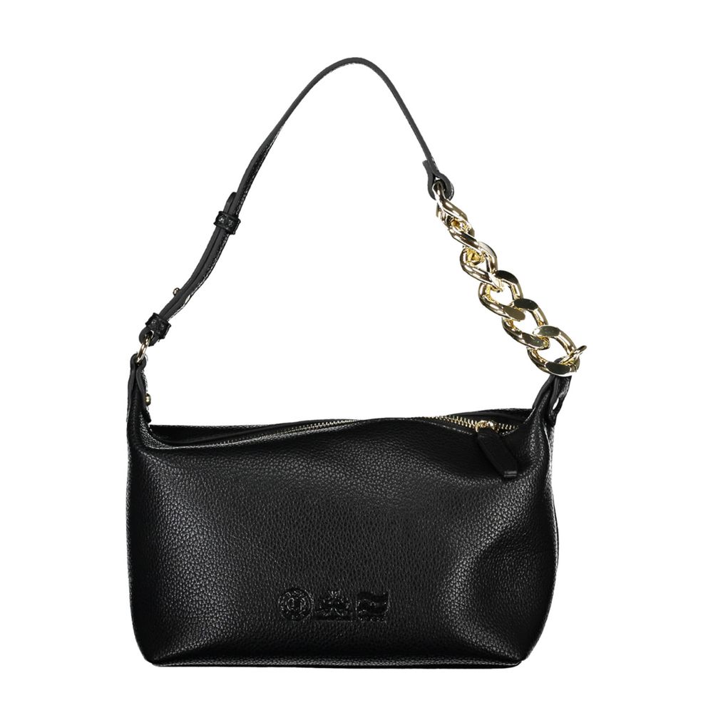 La Martina Schwarze Polyethylen-Handtasche