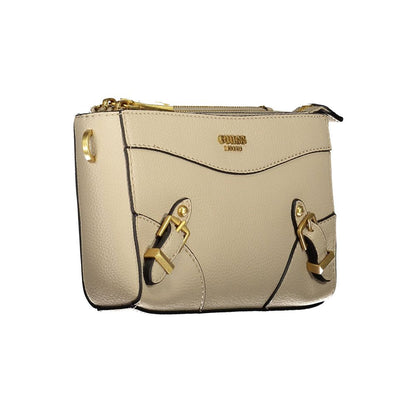 Guess Jeans Beige Polyethylen Handtasche