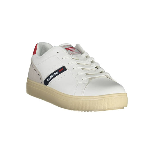 Carrera White Polyethylene Sneaker