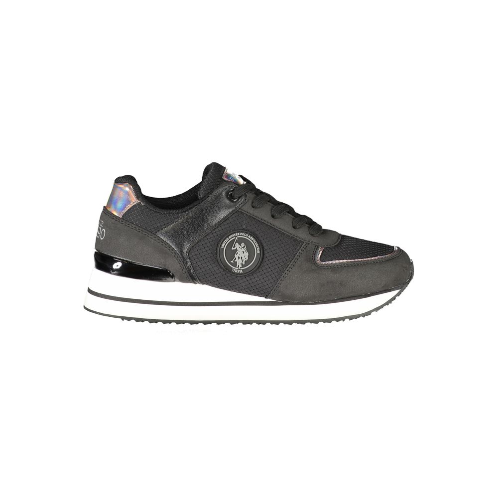 US POLO ASSN. Schwarzer Polyester-Sneaker