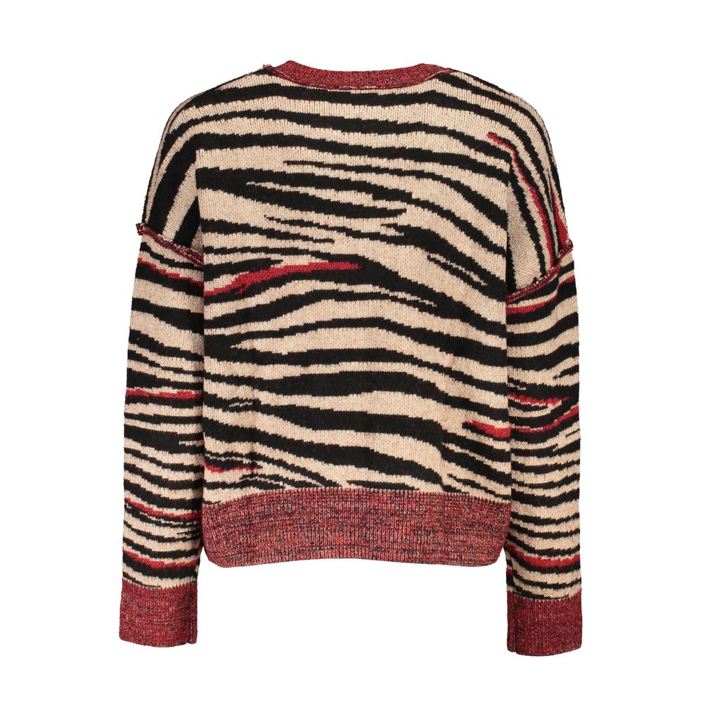 Desigual Roter Stoffpullover