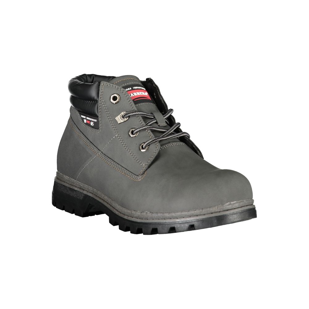 Carrera Grauer Polyester-Herrenstiefel