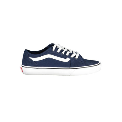 Vans – Blauer Polyester-Sneaker
