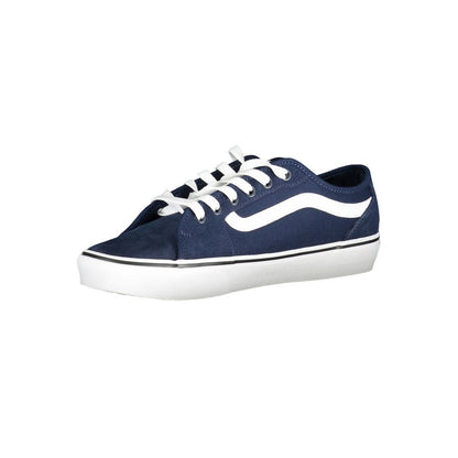 Vans – Blauer Polyester-Sneaker