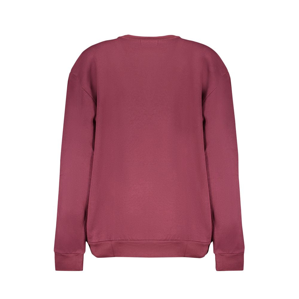 Cavalli Class Purple Cotton Sweatshirt