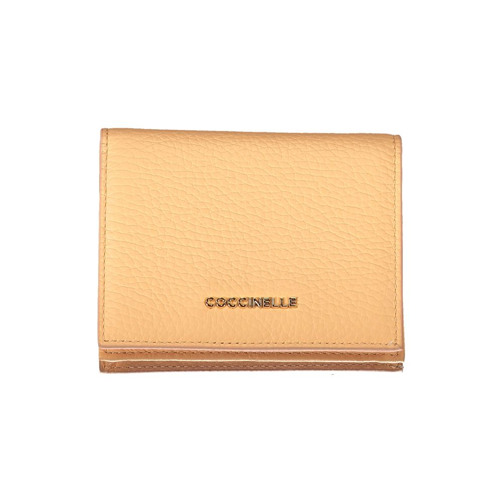 Coccinelle Orange Leder-Geldbörse