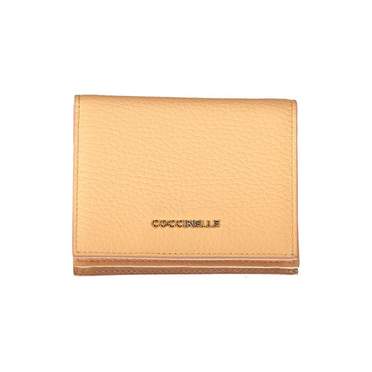 Coccinelle Orange Leder-Geldbörse