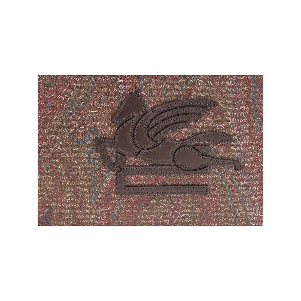 Etro Baumwoll-Clutch in Multicolor