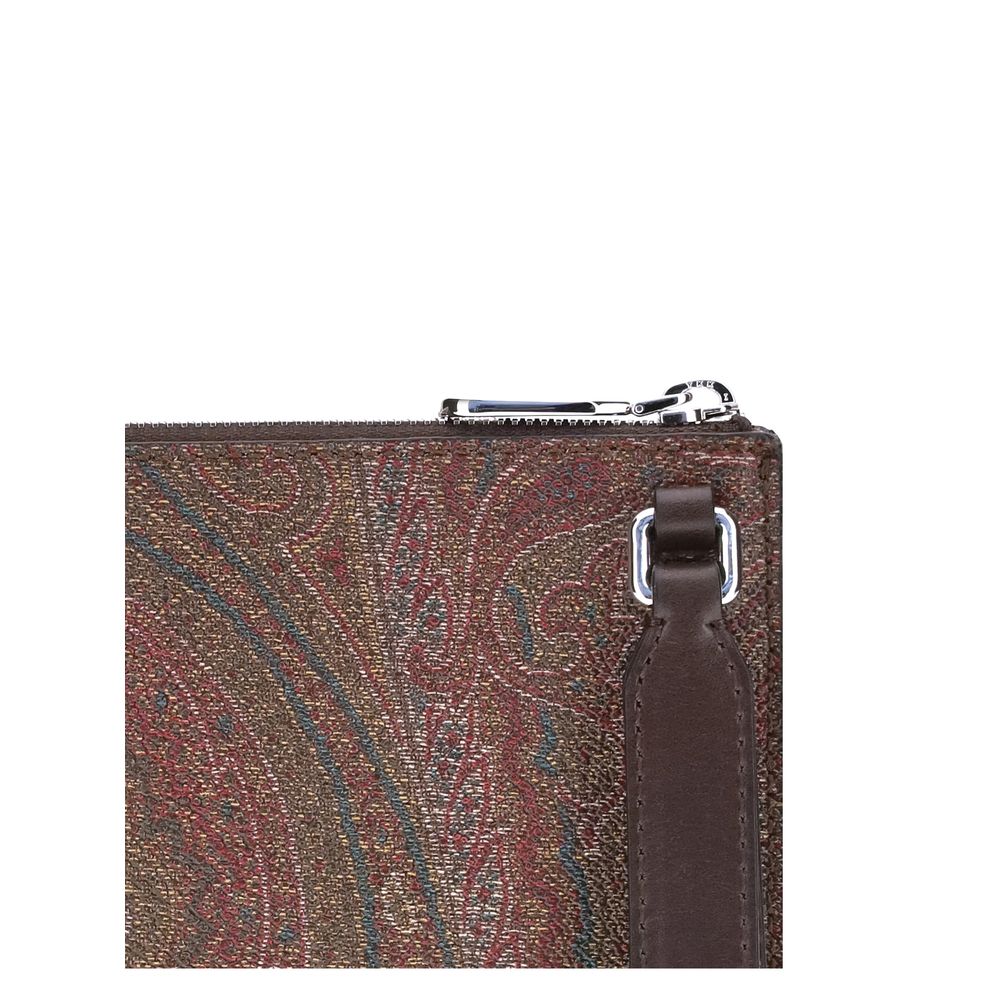 Etro Baumwoll-Clutch in Multicolor