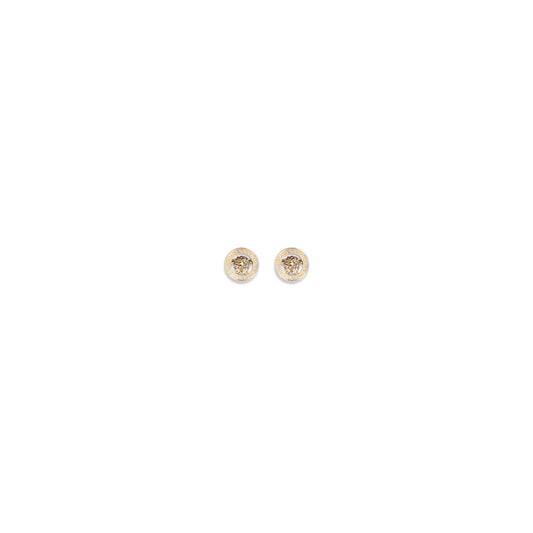Versace Goldfarbene Metallohrringe