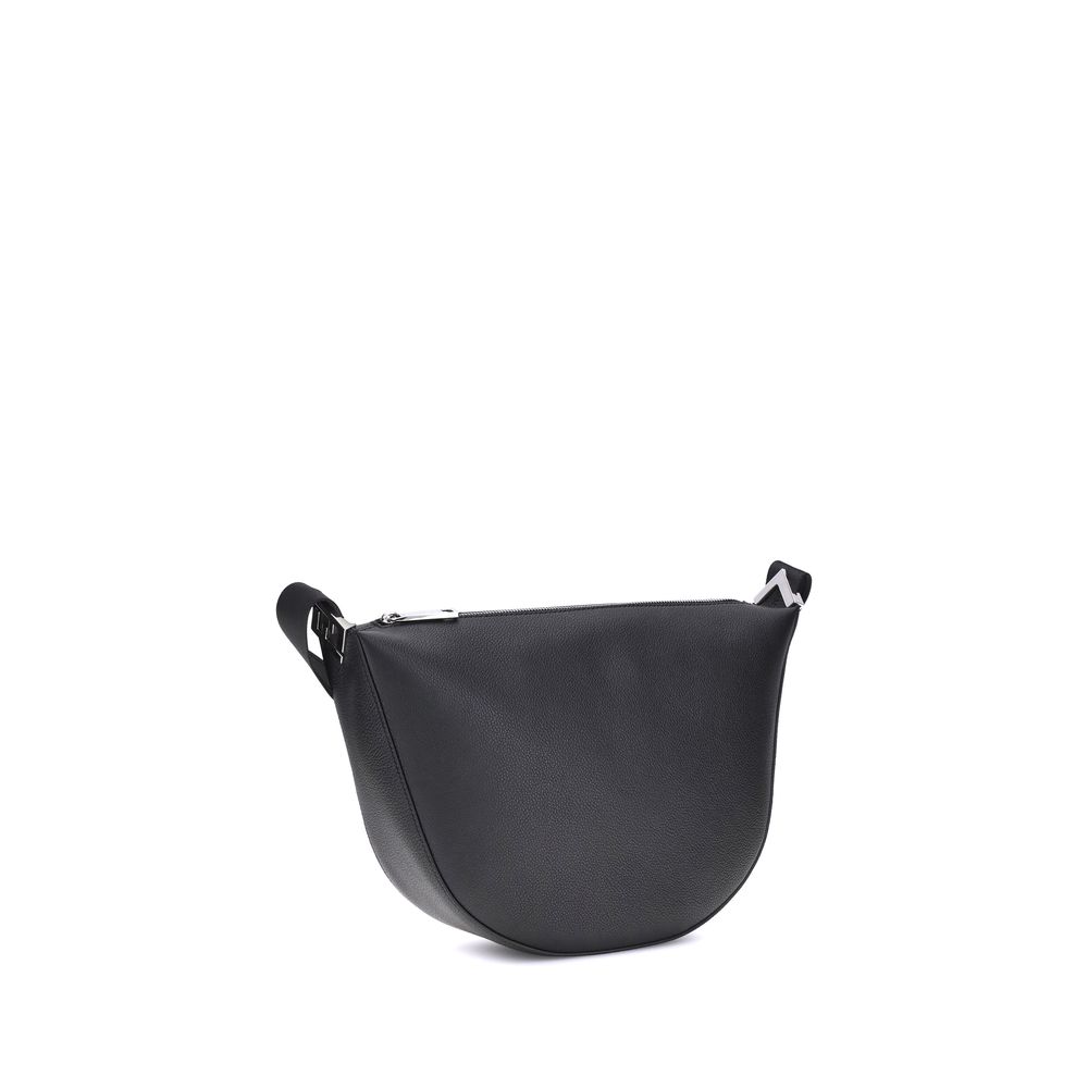 Fendi Schultertasche aus schwarzem Kalbsleder (Bos Taurus)