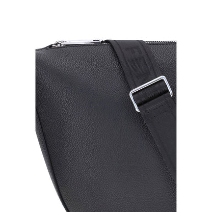 Fendi Schultertasche aus schwarzem Kalbsleder (Bos Taurus)