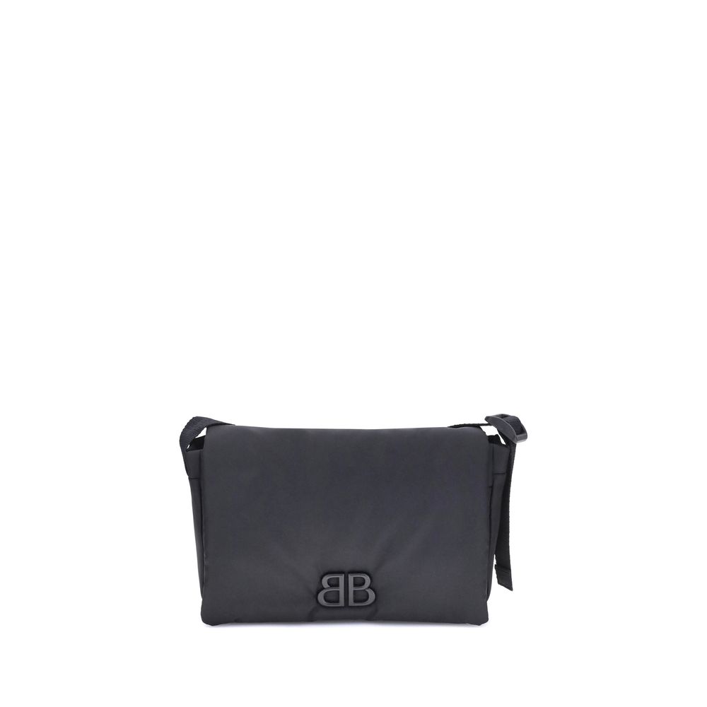 Balenciaga Schultertasche aus schwarzem Polyamid