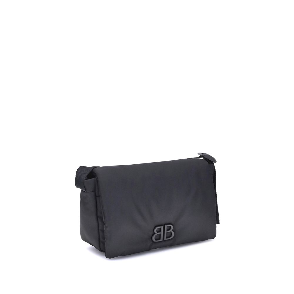 Balenciaga Schultertasche aus schwarzem Polyamid