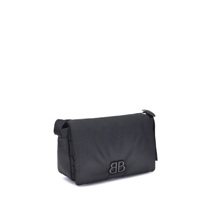 Balenciaga Schultertasche aus schwarzem Polyamid