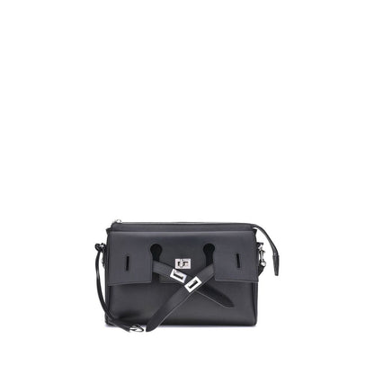 Balenciaga Schultertasche aus schwarzem Kalbsleder Bos Taurus