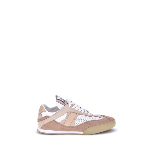 Chloé Beige Kalbsleder Bos Taurus Low-Top Sneaker