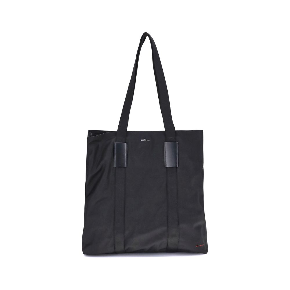 Kiton Handtasche aus schwarzem Nylon