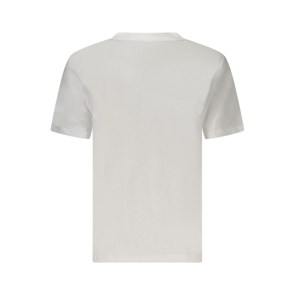 Calvin Klein – Weißes Baumwoll-T-Shirt für Damen