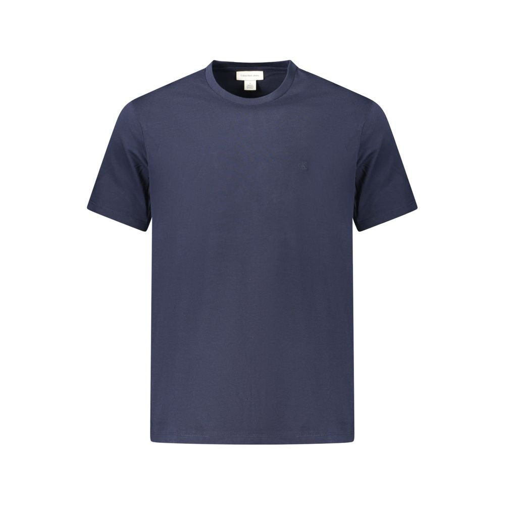 Calvin Klein – Blaues Baumwoll-T-Shirt