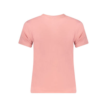 Guess Jeans Pink Cotton Women T-Shirt