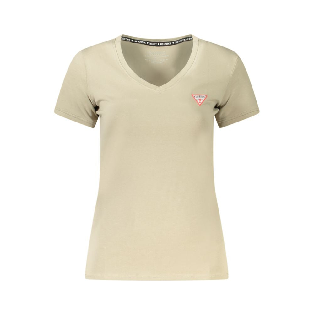 Guess Jeans Green Cotton T-Shirt