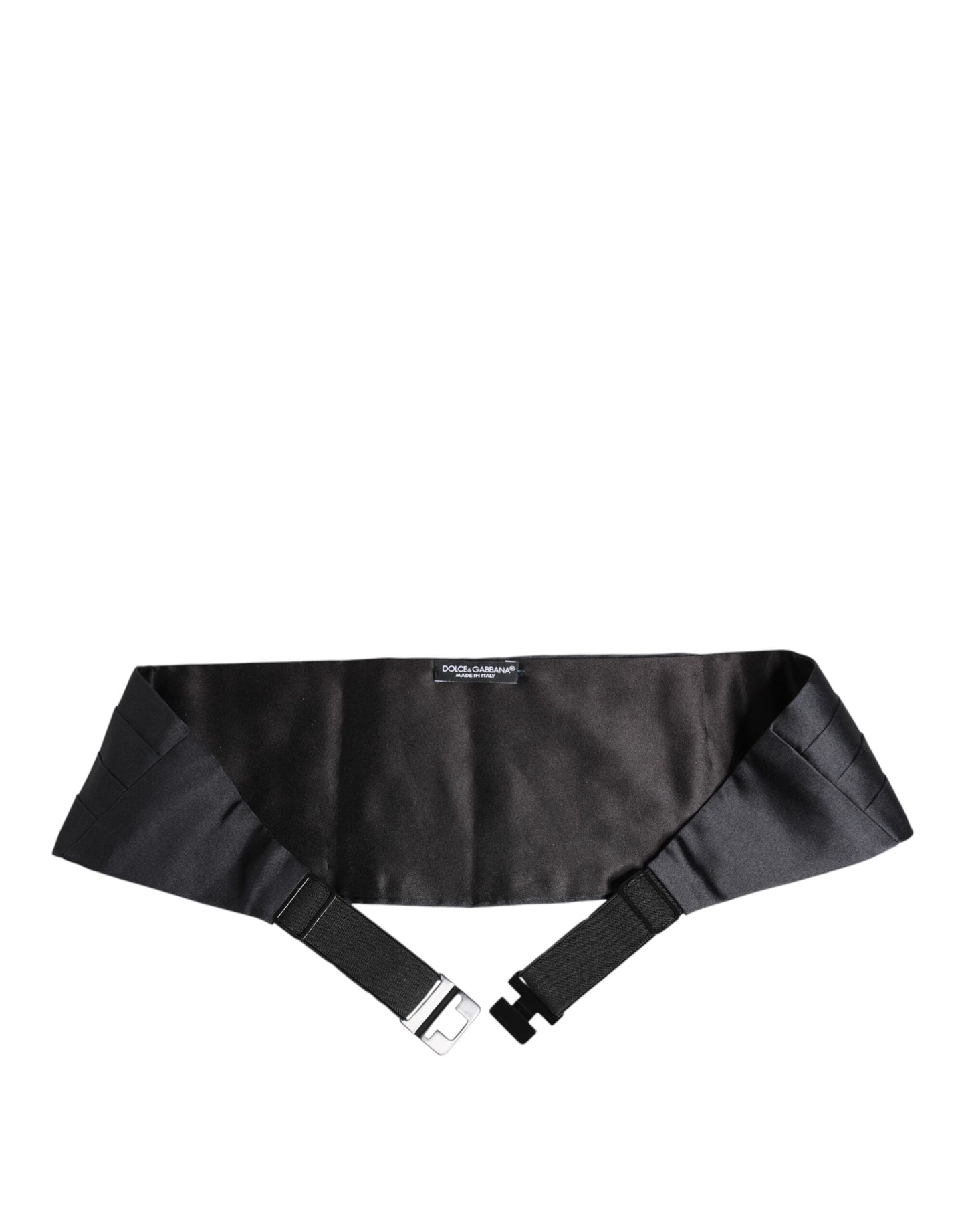 Dolce &amp; Gabbana Dunkelblauer Taillen-Kummerbund aus 100 % Seide