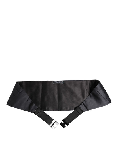 Dolce &amp; Gabbana Dunkelblauer Taillen-Kummerbund aus 100 % Seide