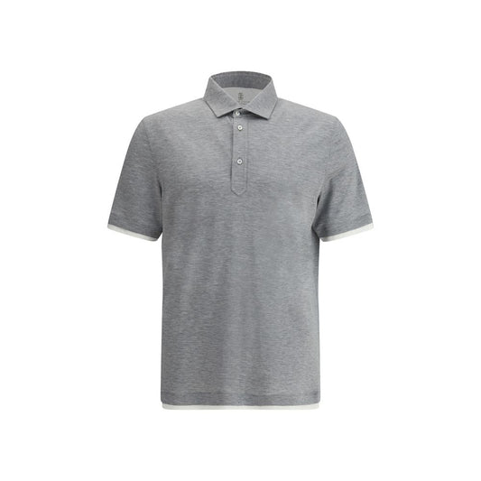 Brunello Cucinelli Seiden-Poloshirt