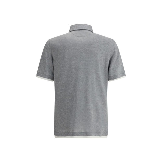 Brunello Cucinelli Seiden-Poloshirt