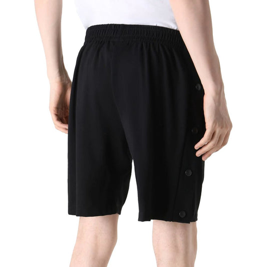 Comme Des Fuckdown Schwarze Viskose-Bermudashorts für Herren