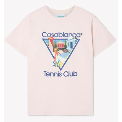 Casablanca Rosa Baumwoll-T-Shirt