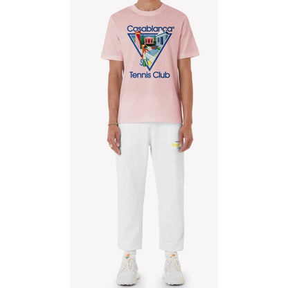 Casablanca Rosa Baumwoll-T-Shirt
