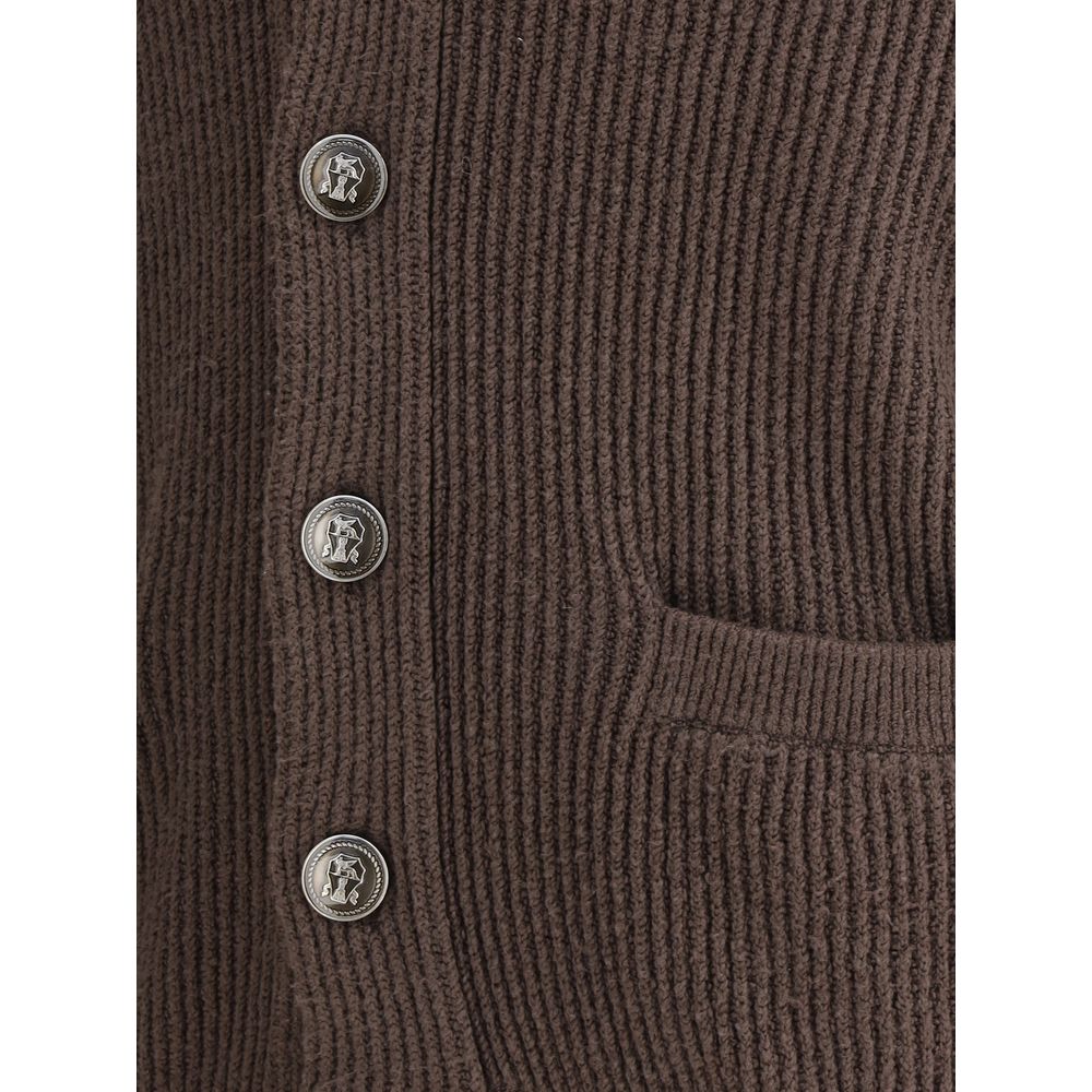 Brunello Cucinelli Gerippter Cardigan