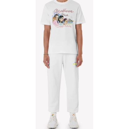 Casablanca Weißes Baumwoll-T-Shirt