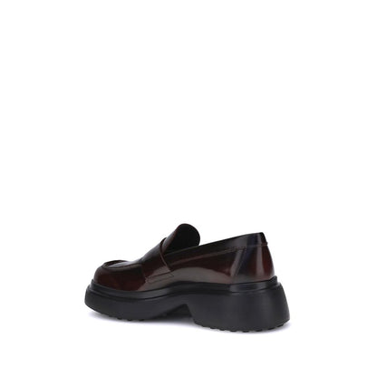 Braune Gummi-Plateau-Loafer von Tod's