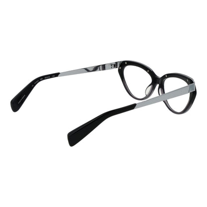 Yohji Yamamoto Schwarze Acetat-Brille (Gestell)