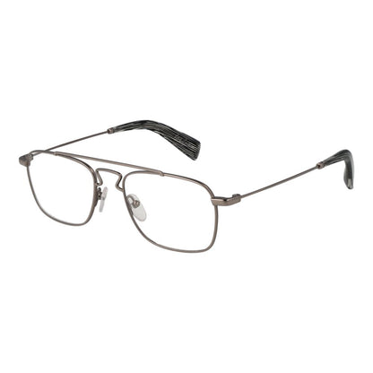 Yohji Yamamoto Silberfarbenes Unisex-Brillengestell