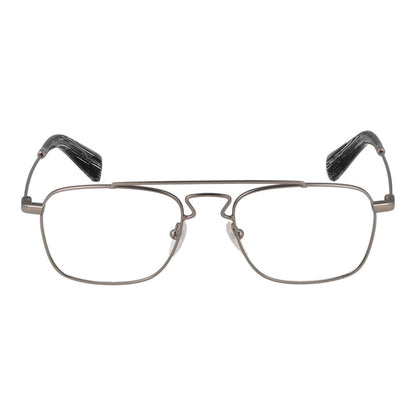 Yohji Yamamoto Silberfarbenes Unisex-Brillengestell