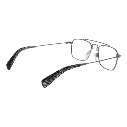 Yohji Yamamoto Silberfarbenes Unisex-Brillengestell