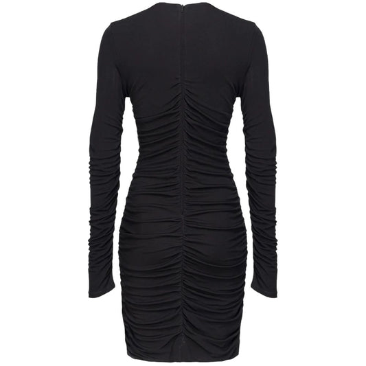 PINKO Black Nylon Dress