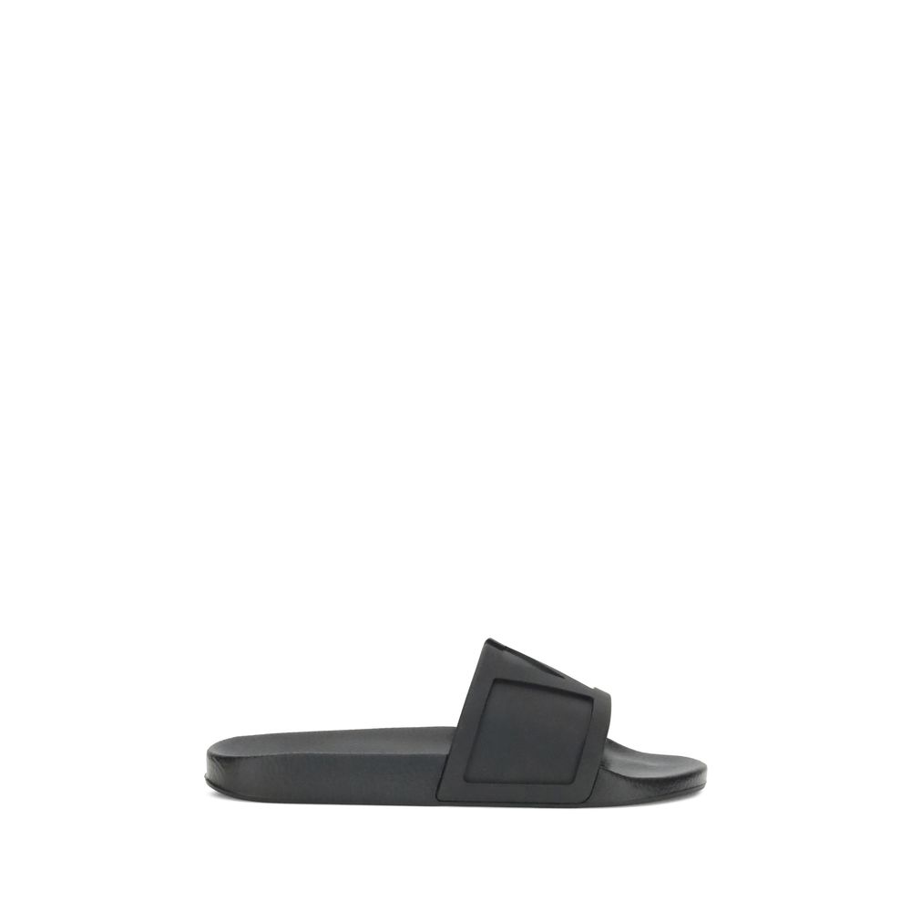 Valentino Garavani Sandalen aus schwarzem Gummi