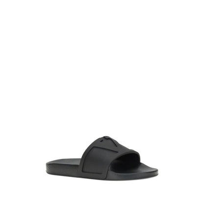 Valentino Garavani Sandalen aus schwarzem Gummi