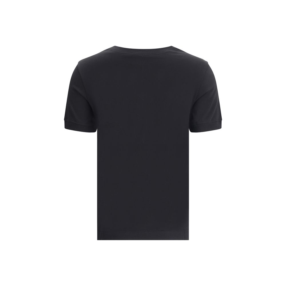 Dolce &amp; Gabbana Schwarzes Baumwoll-T-Shirt
