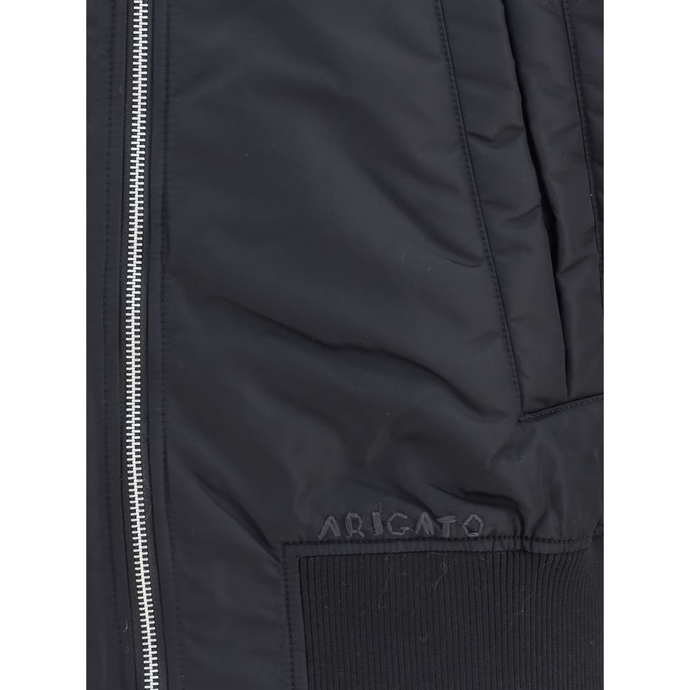 Axel Arigato Schwarze Bomberjacke aus Polyamid