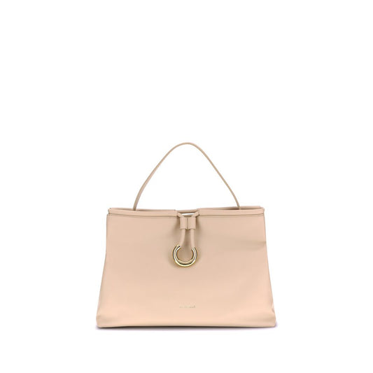 Coccinelle Handtasche aus Kalbsleder in Creme (Bos Taurus)